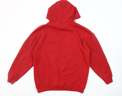 Primark Women’s Red Chicago Bulls Hoodie XS Pullover Cotton Blend NBA