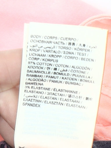 Superdry Mens Pink Chino Shorts XL Cotton Blend Casual Summer