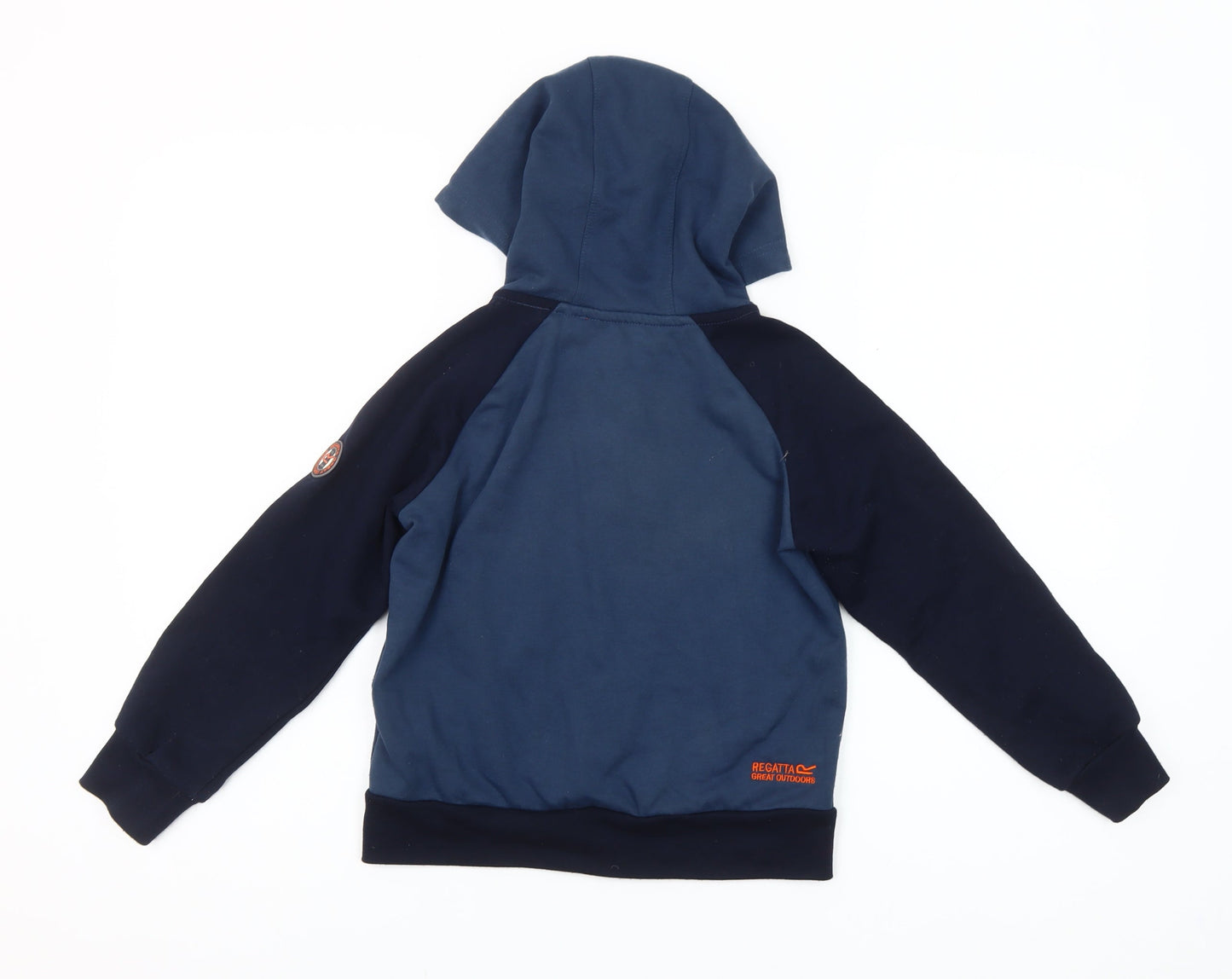 Boys UK Size 7-8 Years Regatta Blue Full Zip Hoodie