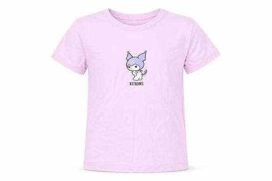 Kuromi at Primark Girls Pink Cotton Graphic Print T-Shirt 10-11 Years