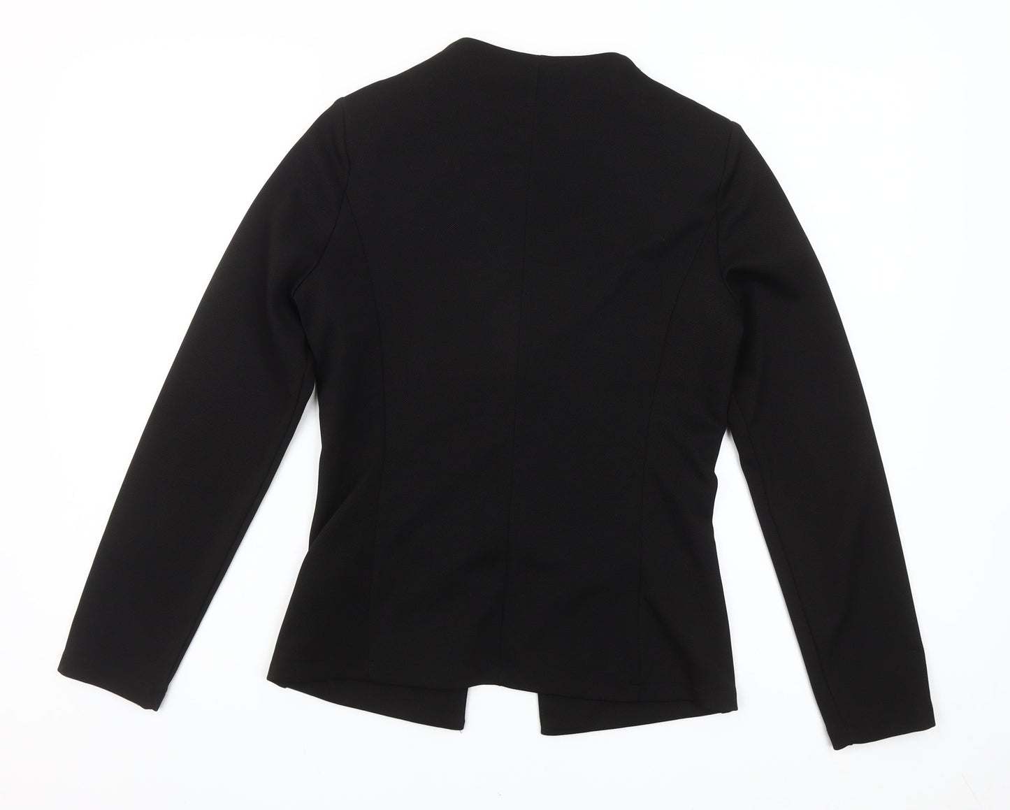Joc for Meg Women Black Slim Fit Open Front Suit Jacket S/M
