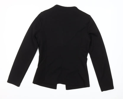 Joc for Meg Women Black Slim Fit Open Front Suit Jacket S/M