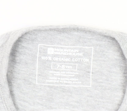 Mountain Warehouse Girls Pink Cat Print Cotton Long Sleeve Skater Dress 7-8 Years