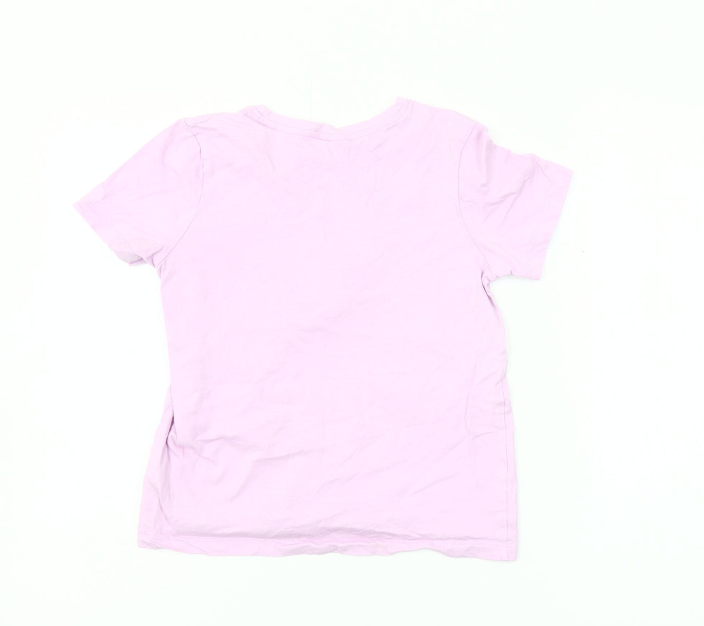 Primark Girls Kuromi Pink Graphic T-Shirt 10-11 Years Cotton