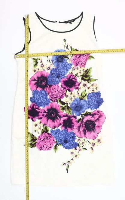 Debenhams Women’s Ivory Floral Shift Dress Size 18