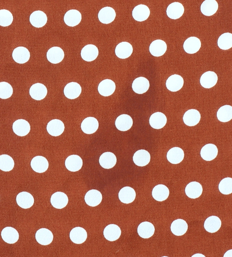 New Look Women's Brown Polka Dot Midi Slip Dress Size 10
