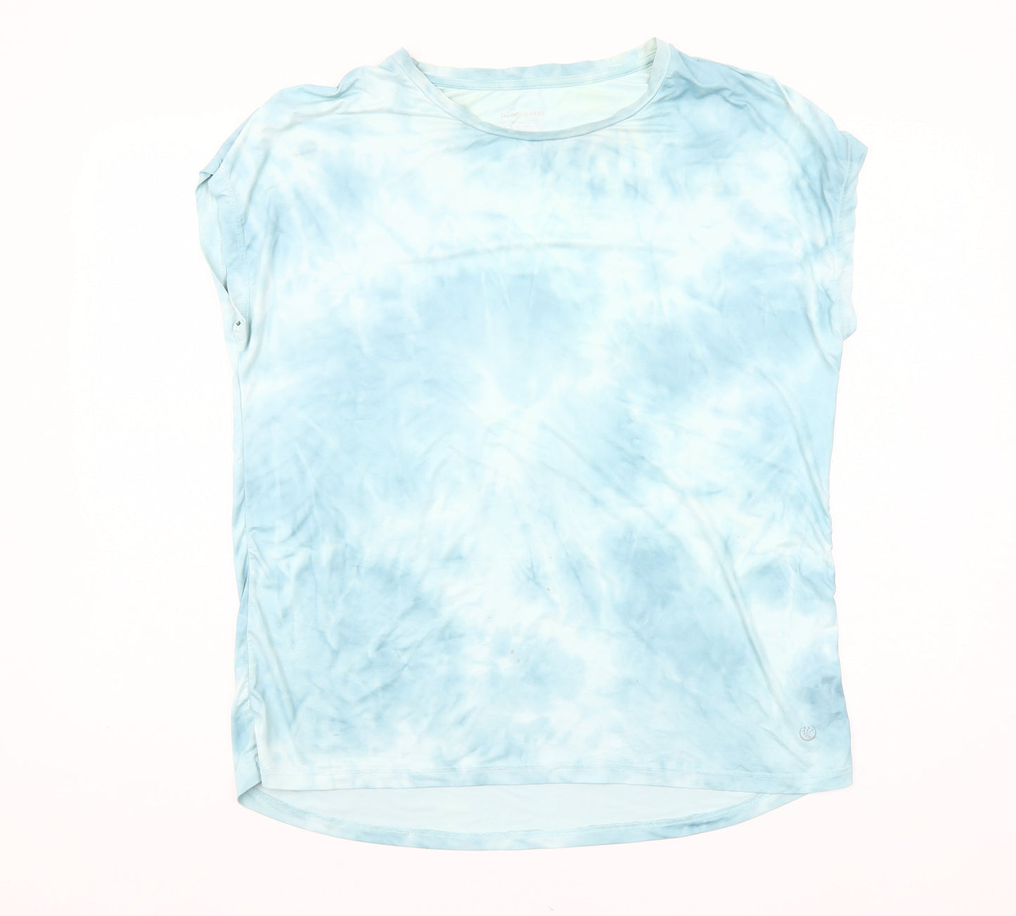 Dunnes Stores Blue Tie-Dye Womens Small Active T-Shirt