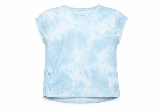 Dunnes Stores Blue Tie-Dye Womens Small Active T-Shirt
