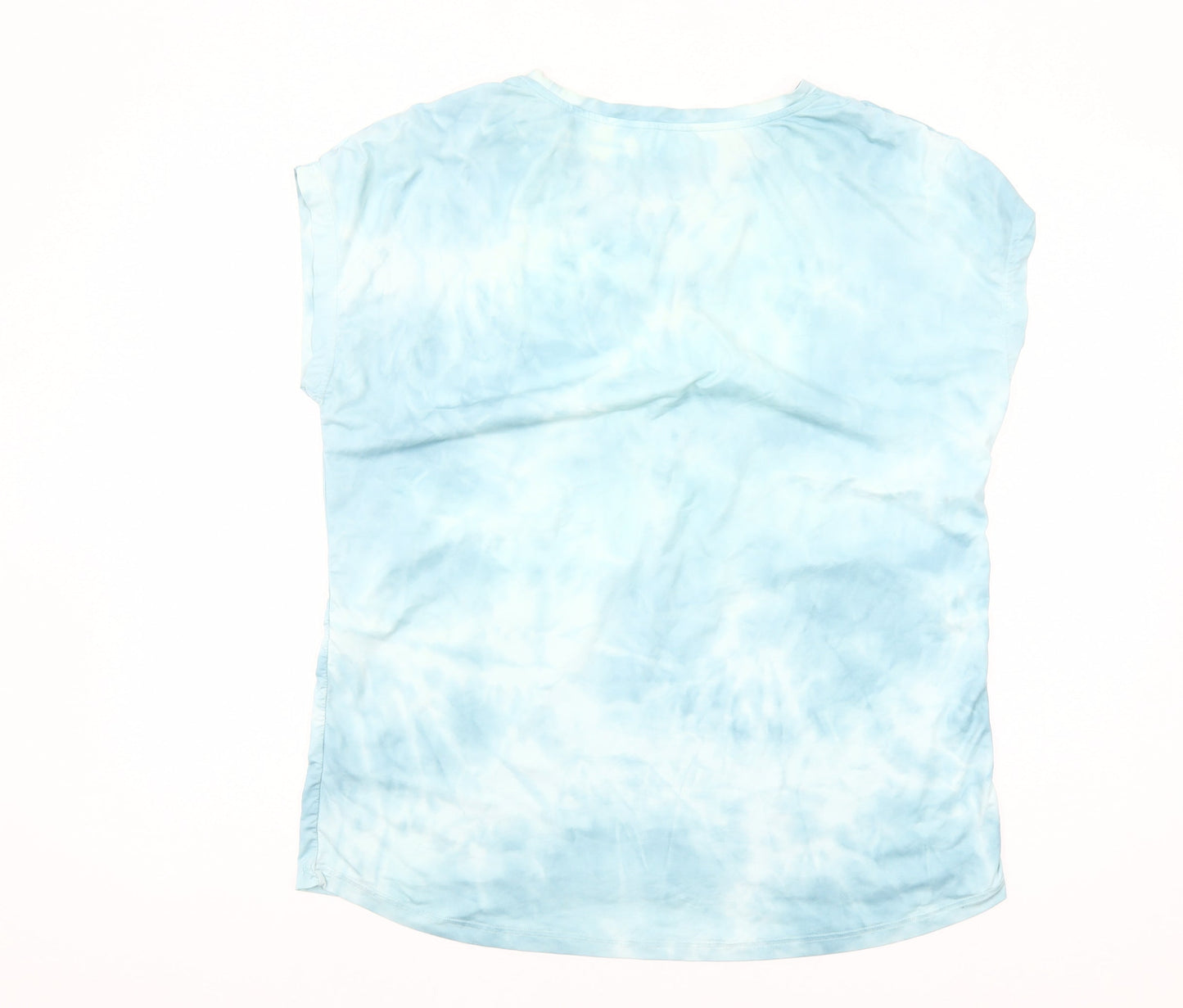 Dunnes Stores Blue Tie-Dye Womens Small Active T-Shirt