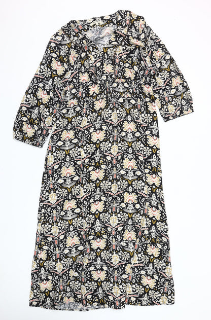 Garcia Women’s Multicoloured Midi A-Line Dress Size M Viscose
