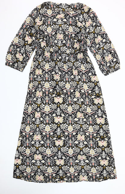 Garcia Women’s Multicoloured Midi A-Line Dress Size M Viscose