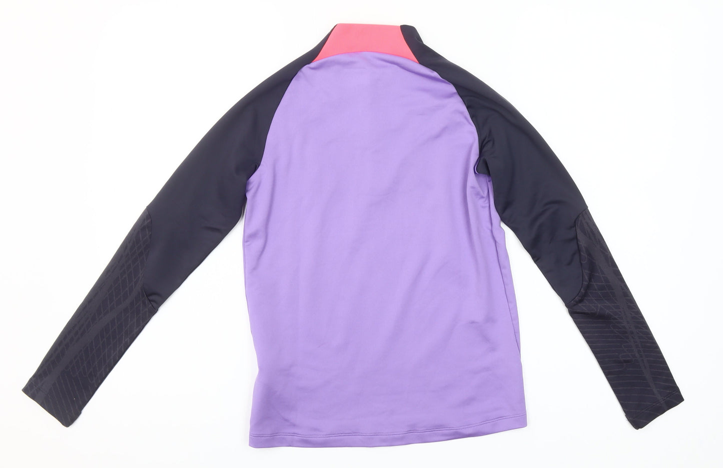 Nike Boys Purple LFC Dri-FIT 1/4 Zip Slim Fit Football Training Sweatshirt 10-11 Years