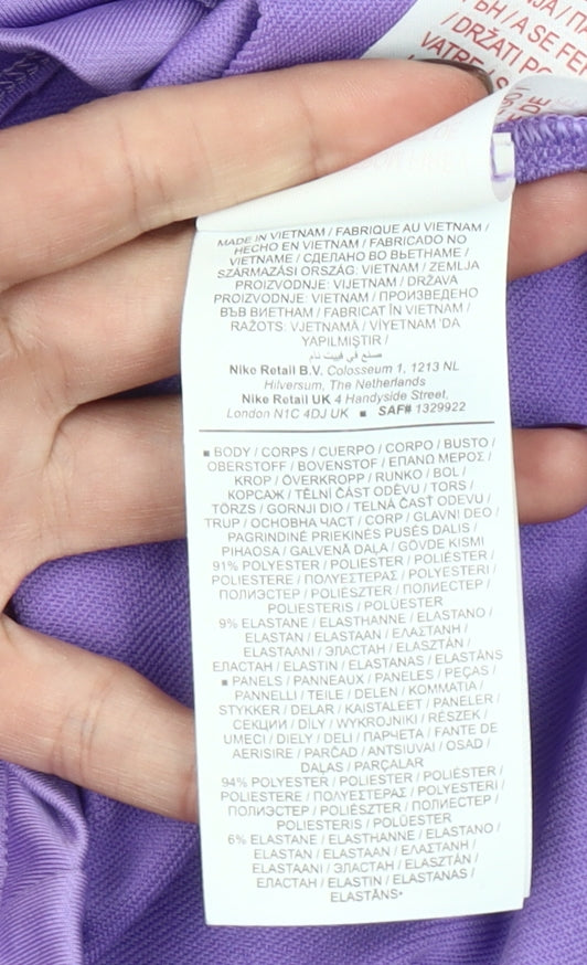 Nike Boys Purple LFC Dri-FIT 1/4 Zip Slim Fit Football Training Sweatshirt 10-11 Years