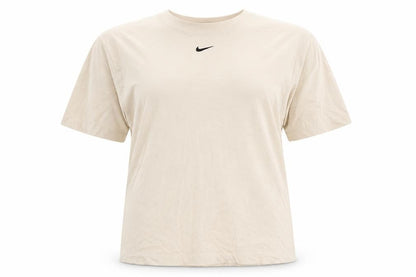 Womens UK Size S Nike Beige Basic T-Shirt