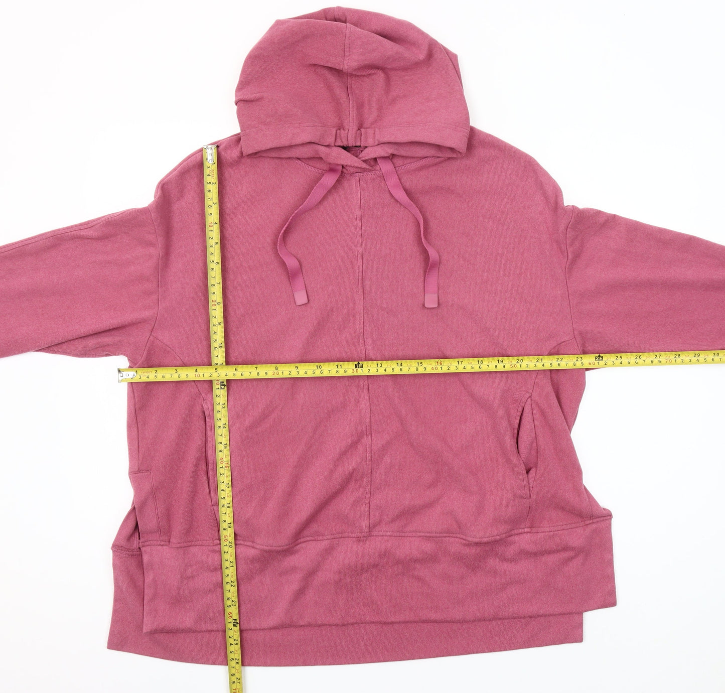 Dunnes Stores Women Berry Hoodie Large Polyester Blend Pullover