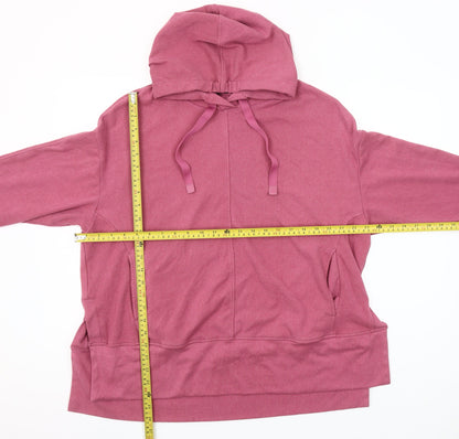 Dunnes Stores Women Berry Hoodie Large Polyester Blend Pullover