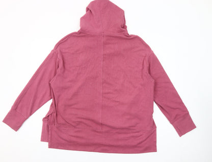 Dunnes Stores Women Berry Hoodie Large Polyester Blend Pullover