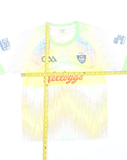 MCSPORT Boys Multicoloured Short Sleeve GAA Kellogg’s T-Shirt 3 Years
