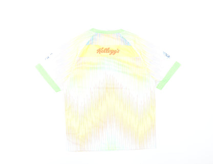 MCSPORT Boys Multicoloured Short Sleeve GAA Kellogg’s T-Shirt 3 Years