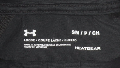 Under Armour Women's Black Small HeatGear 1/2 Zip Track Jacket