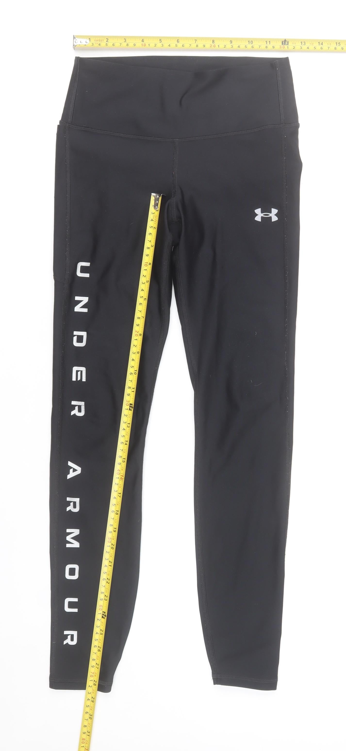 Under Armour Womens Black HeatGear Compression Leggings Size S