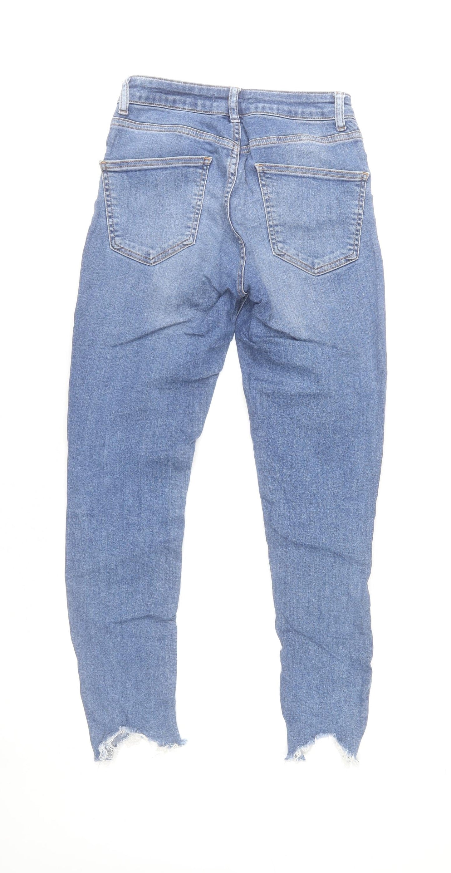 Denim Co. Women’s Blue Embroidered Skinny Jeans Size 10