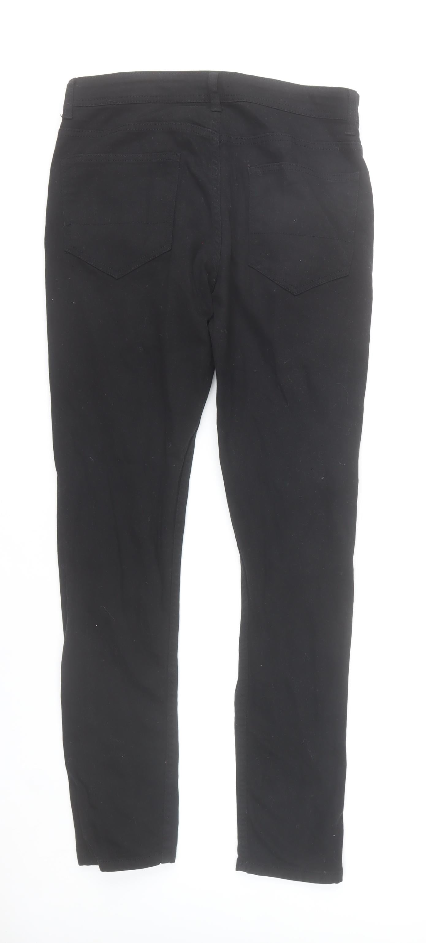 Denim Co Men's Black Skinny Jeans 30x32 Slim Fit Stretch Denim