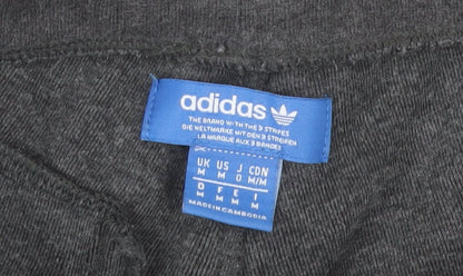 Adidas Men’s Grey Jogger Trousers M Regular Fit Cotton Blend
