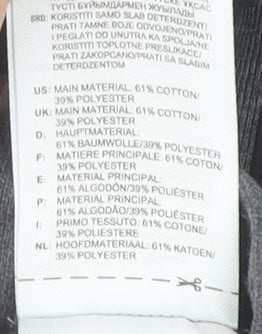 Adidas Men’s Grey Jogger Trousers M Regular Fit Cotton Blend