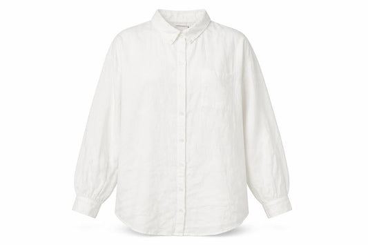 ASOS DESIGN Women's White Cotton Long Sleeve Button-Up Shirt Size 14