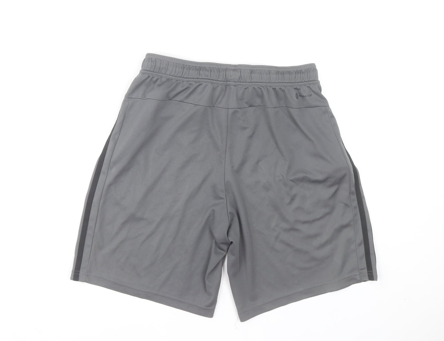 adidas Men Grey M Athletic Regular Fit Training Shorts