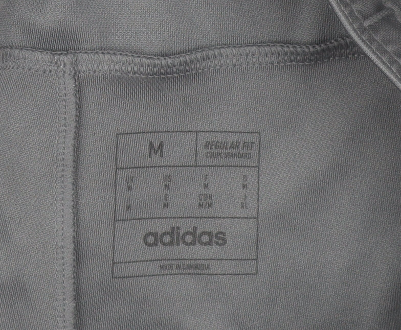 adidas Men Grey M Athletic Regular Fit Training Shorts