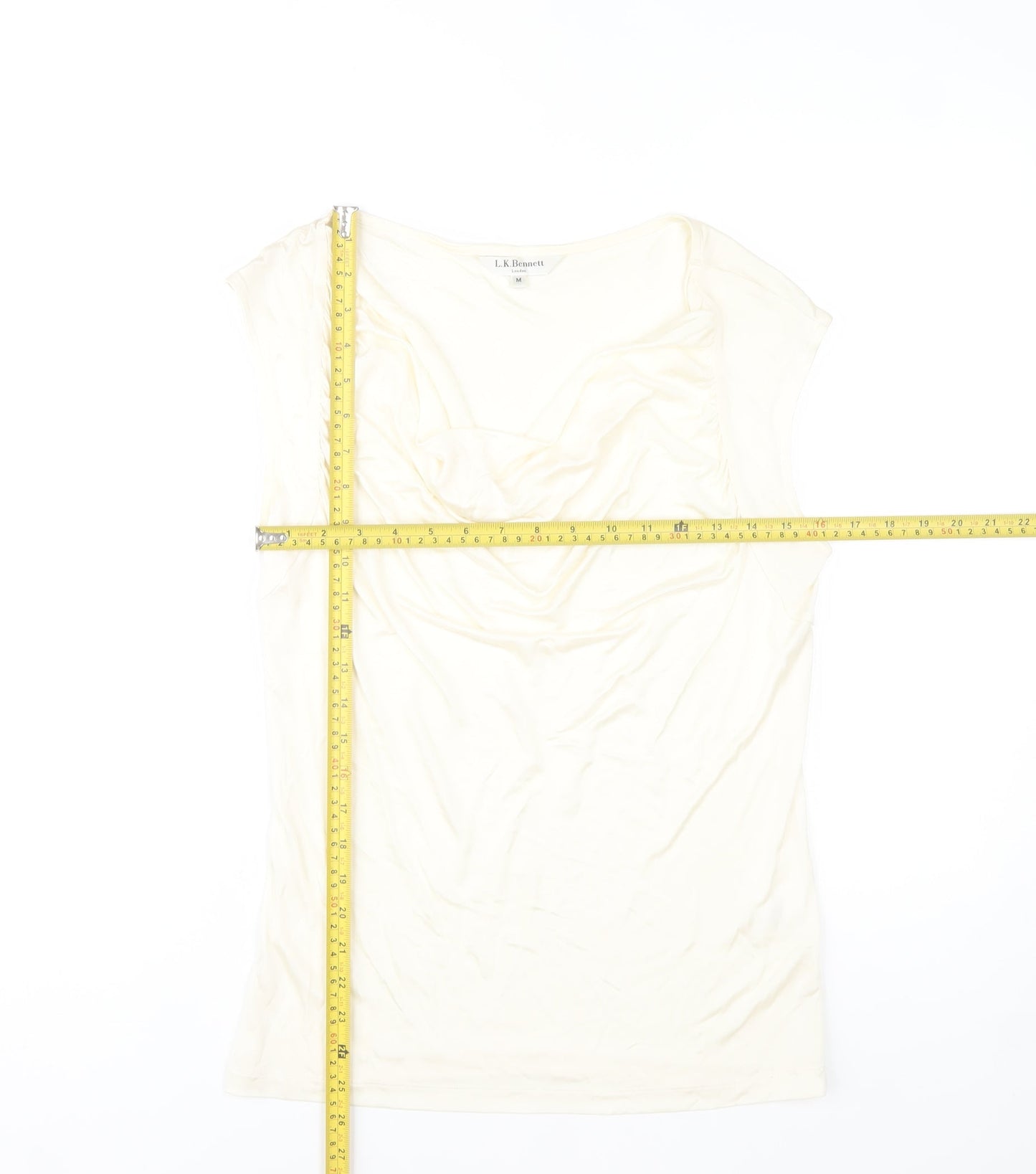 Womens UK Size M L.K. Bennett Ivory Camisole Blouse
