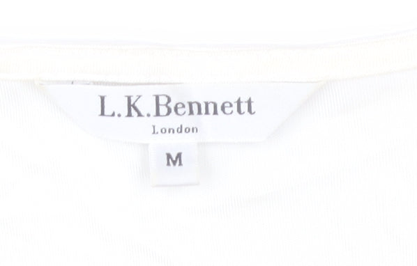 Womens UK Size M L.K. Bennett Ivory Camisole Blouse