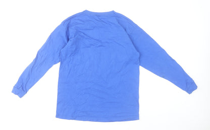 Jinx Minecraft Boys Blue Long Sleeve T-Shirt 3-4 Years 100% Cotton