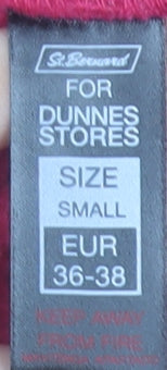 St. Bernard for Dunnes Stores Women's Pink Hooded Fleece Jacket Size S