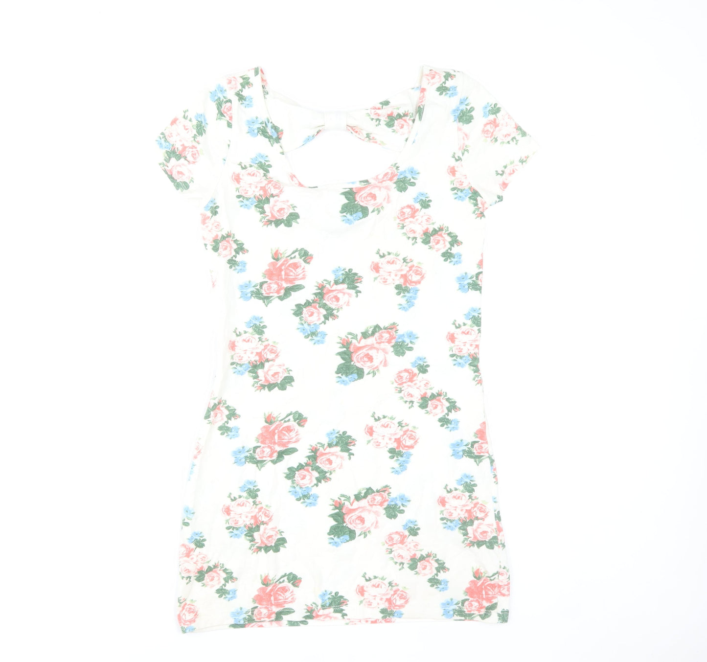 St Bernard for Dunnes Women’s White Floral Bodycon Dress Size 8