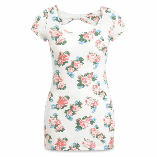 St Bernard for Dunnes Women’s White Floral Bodycon Dress Size 8