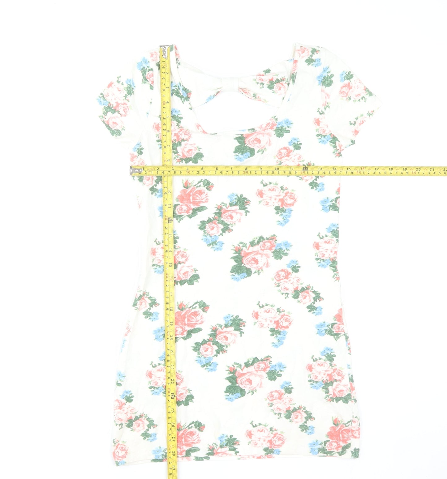 St Bernard for Dunnes Women’s White Floral Bodycon Dress Size 8