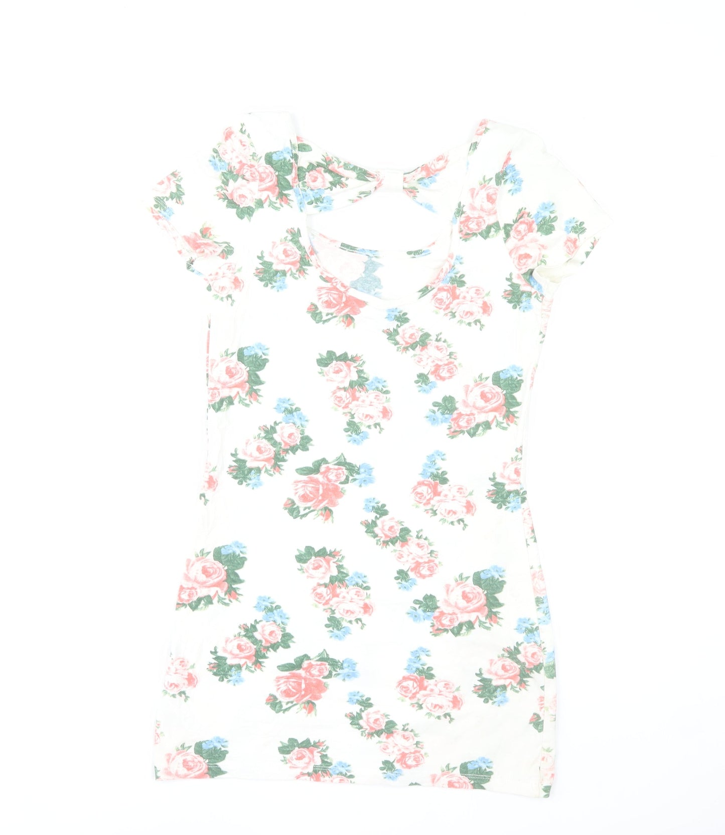 St Bernard for Dunnes Women’s White Floral Bodycon Dress Size 8