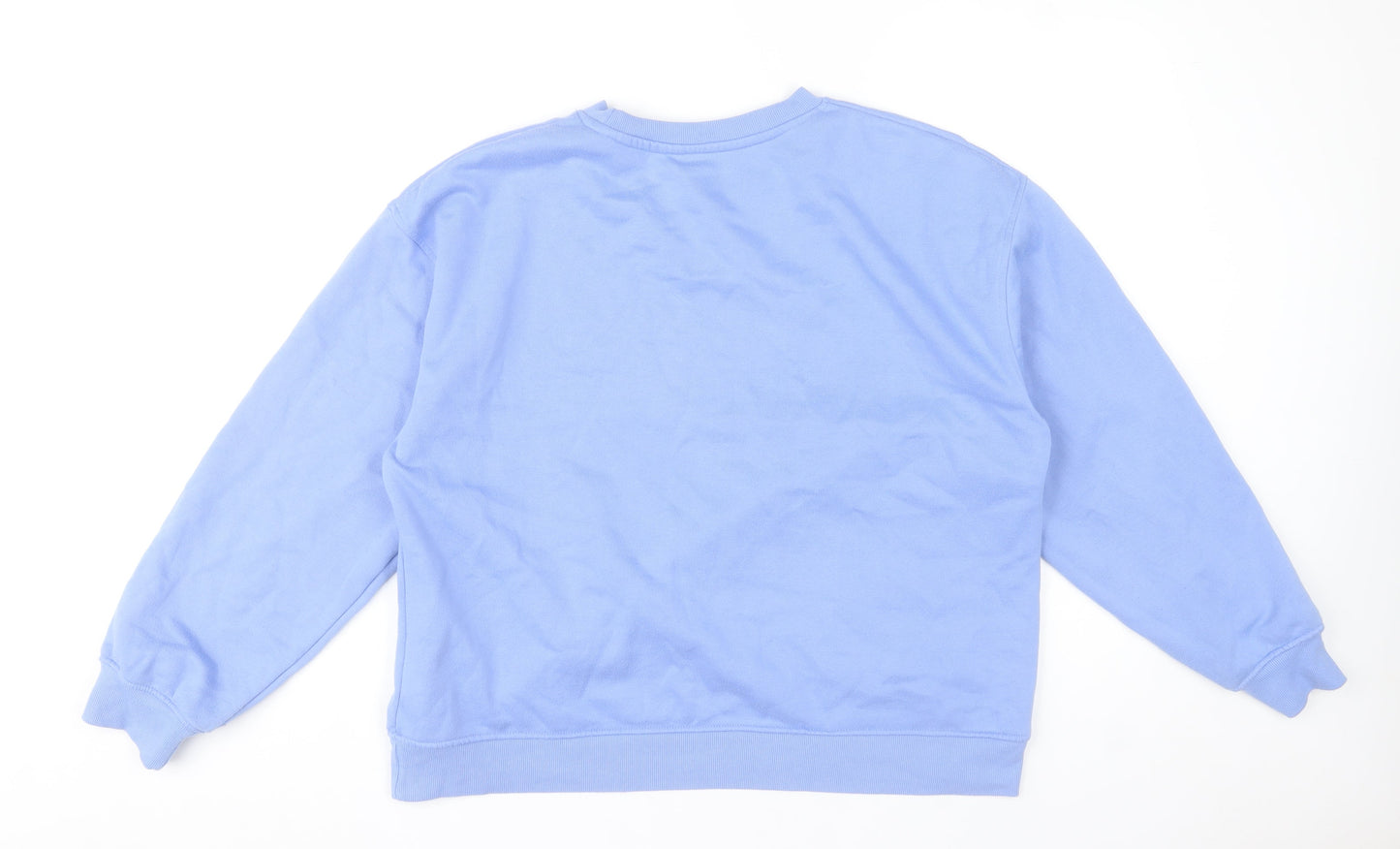 Dunnes Stores Women's Blue Crew Neck Pullover Sweatshirt Medium