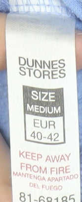 Dunnes Stores Women's Blue Crew Neck Pullover Sweatshirt Medium