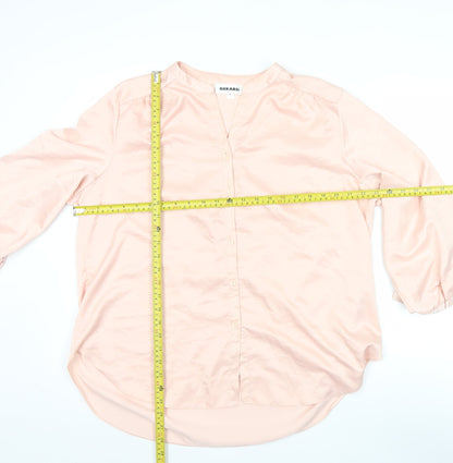 Gerard Women’s Pink V-Neck 3/4 Sleeve Polyester Blouse Size 18