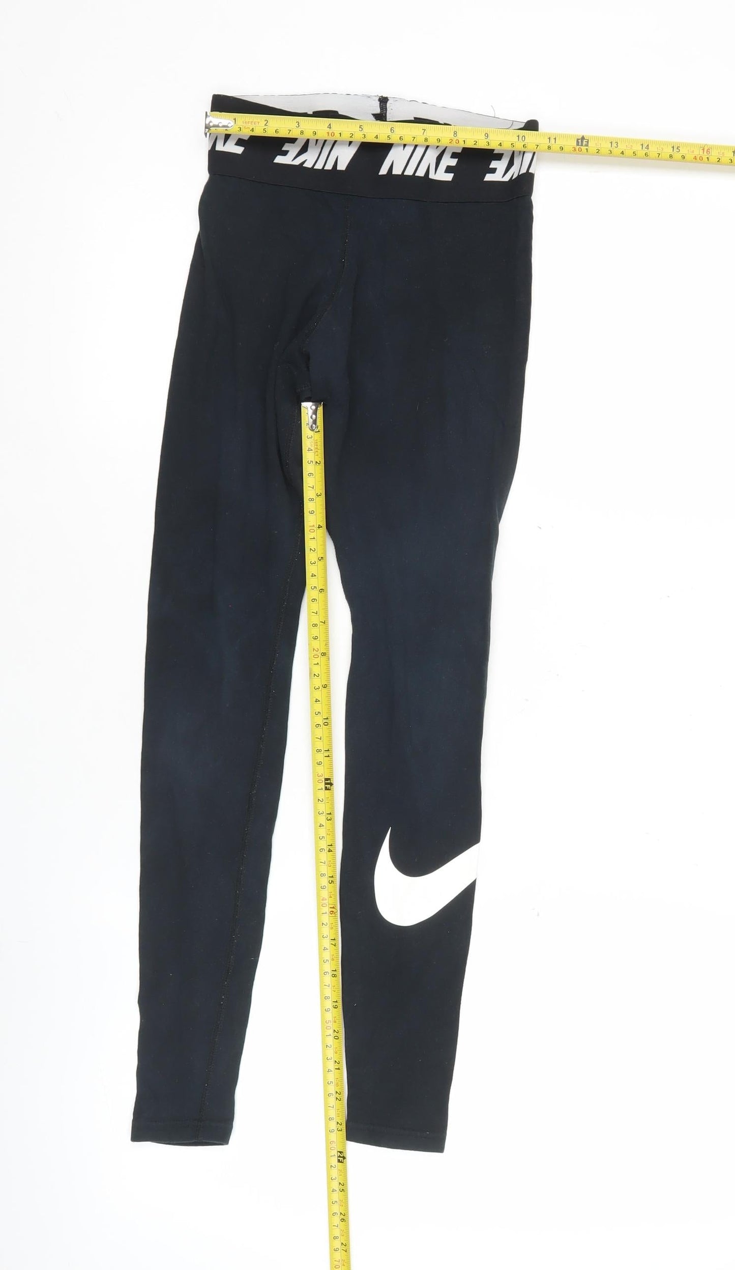 Nike Womens Black XS Leggings Cotton Stretch Activewear