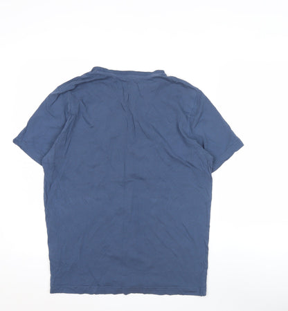 Puma Men's Blue Short Sleeve Crew Neck Graphic T-Shirt Size S