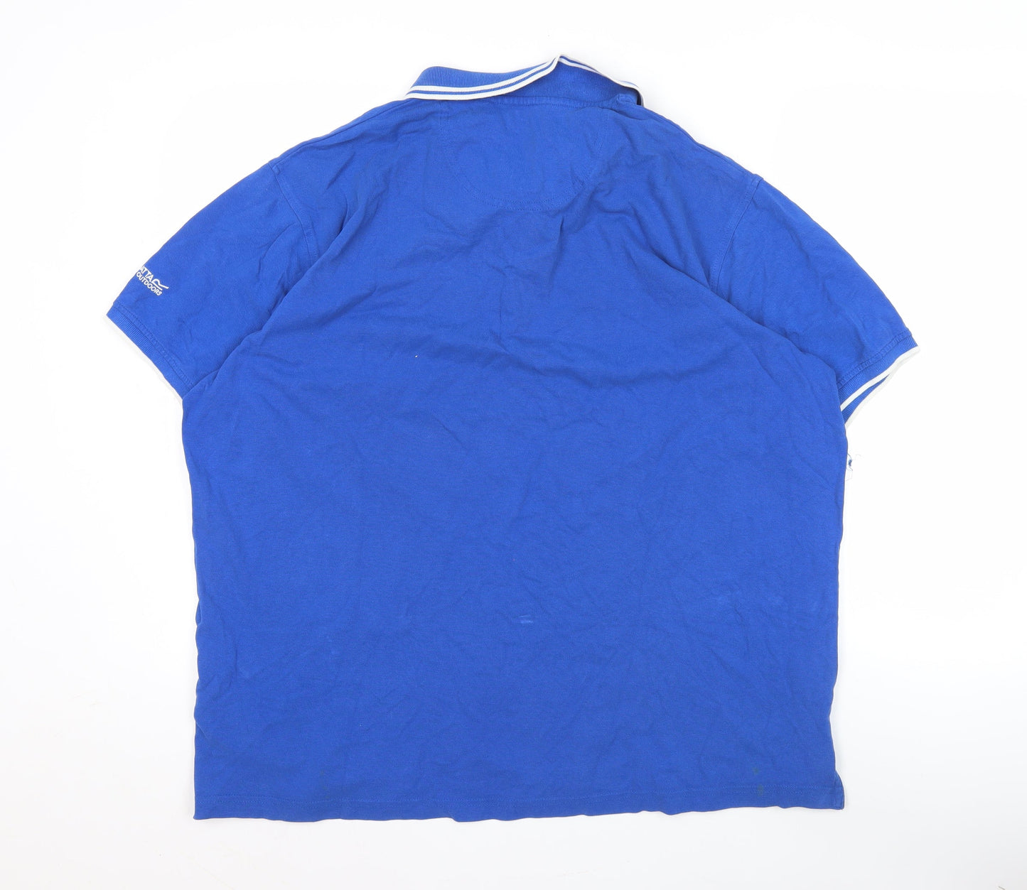 Regatta Great Outdoors Men's Blue 2XL Cotton Polo Shirt