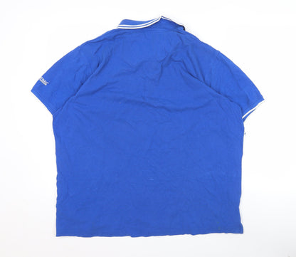 Regatta Great Outdoors Men's Blue 2XL Cotton Polo Shirt
