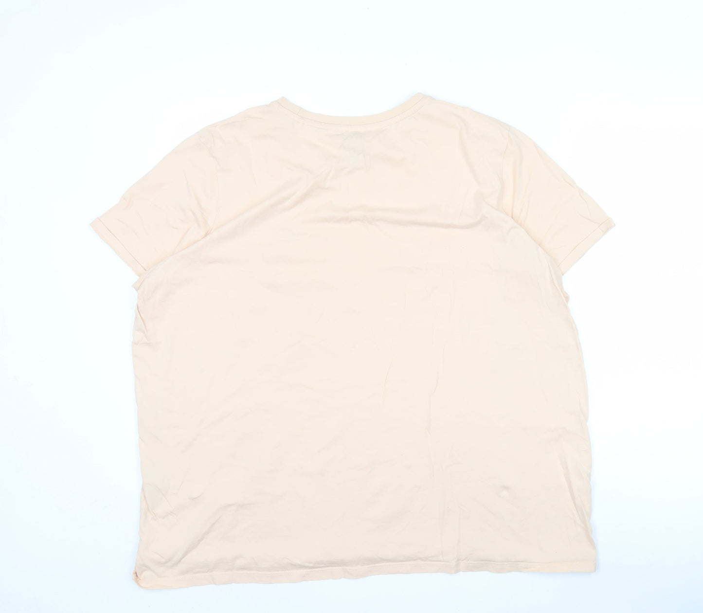 Disney Women's Beige Winnie the Pooh 2XL Cotton T-Shirt