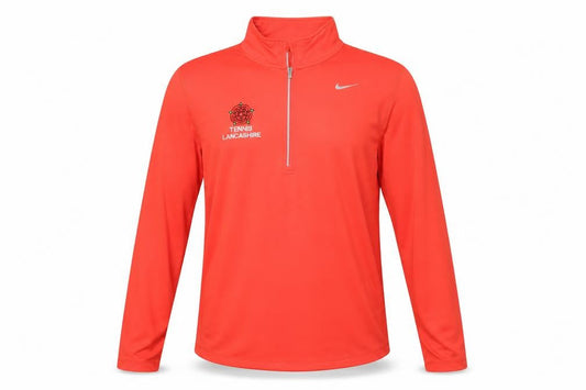 Mens UK Size M Nike Red 1/2 Zip Sweatshirt
