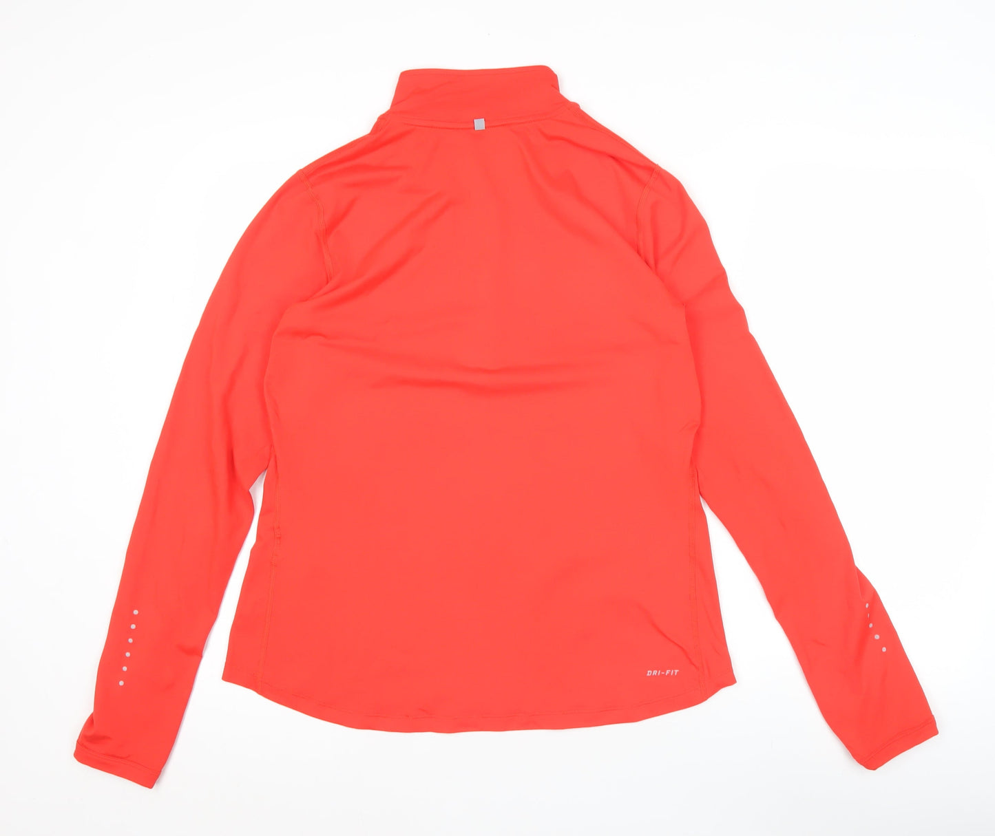 Mens UK Size M Nike Red 1/2 Zip Sweatshirt